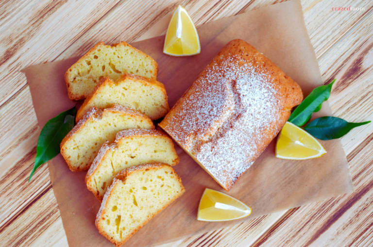 Lemon Layered Snack Cake  Banana Split Cakes in a Jar #SundaySupper Lemon Snack Cake 768x509